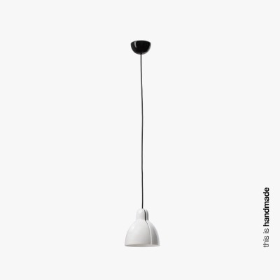 Luminária de teto em aço E27 preto brilhante YEBLES