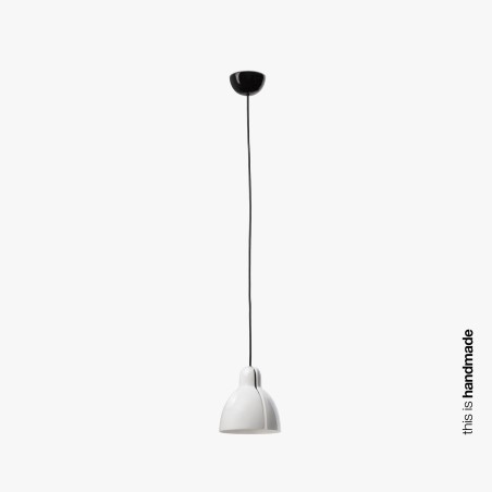 Luminária de teto em aço E27 preto brilhante YEBLES