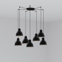 Luminária de teto em aço preto E27 LIMEUX
