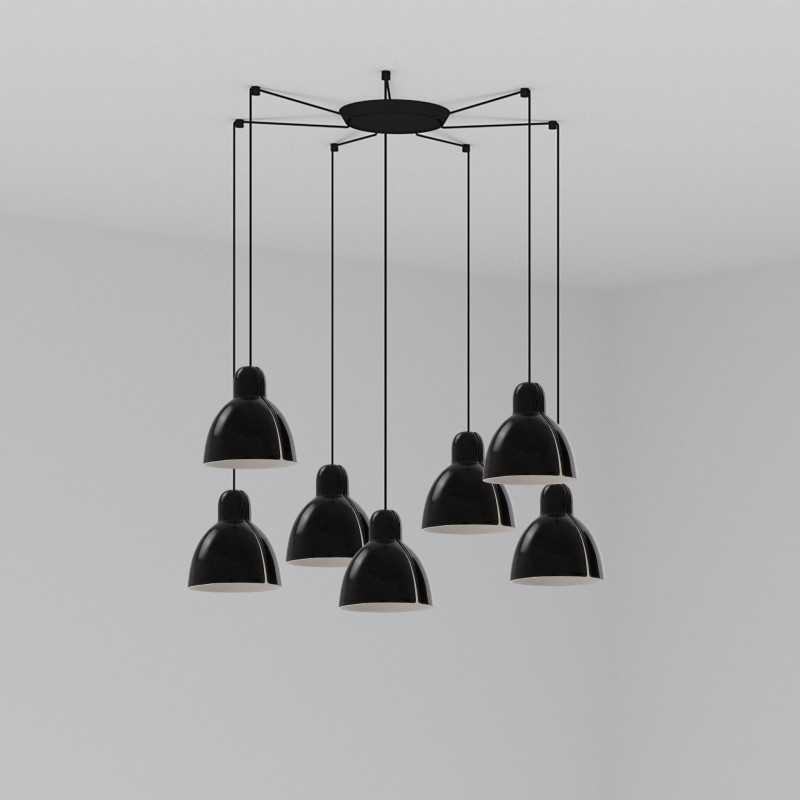Luminária de teto em aço preto E27 LIMEUX