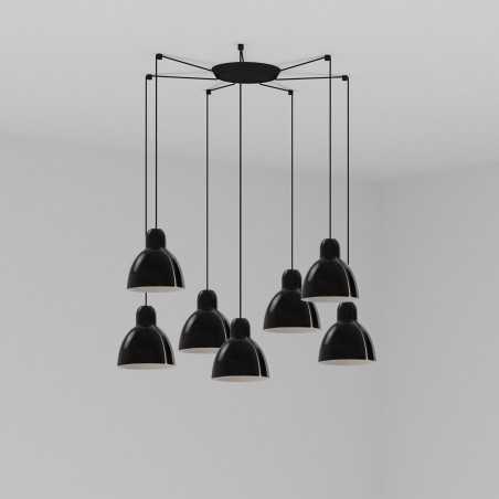 Luminária de teto em aço preto E27 LIMEUX