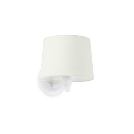 Luminária de parede em aço E27 branco mate COUZOU