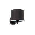 Luminária de parede em aço E27 preto fosco THOREY