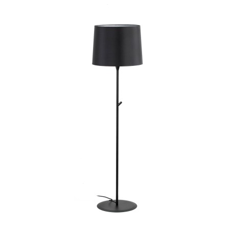 Luminária de chão em aço E27 preto fosco BOULES