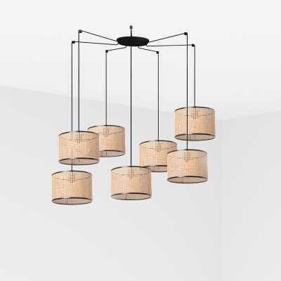 Luminária de teto em aço E27 preto fosco BIACHES