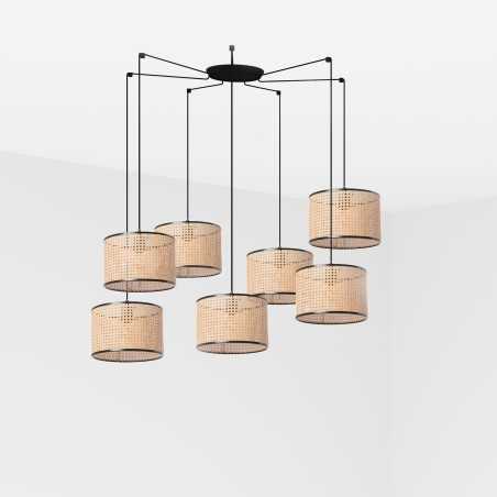 Luminária de teto em aço E27 preto fosco BIACHES