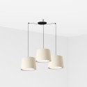 Luminária de teto em aço fosco preto E27 LERVILY