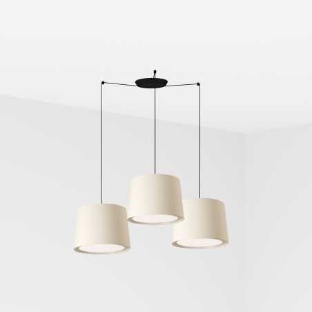 Luminária de teto em aço fosco preto E27 LERVILY
