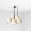 Luminária de teto em aço E27 preto fosco BRETTES