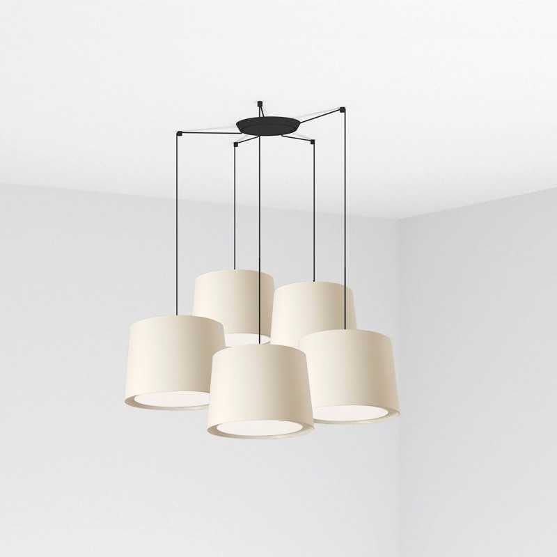 Luminária de teto em aço E27 preto fosco BRETTES