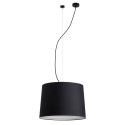 Luminária de teto em aço E27 preto fosco MAZEUIL