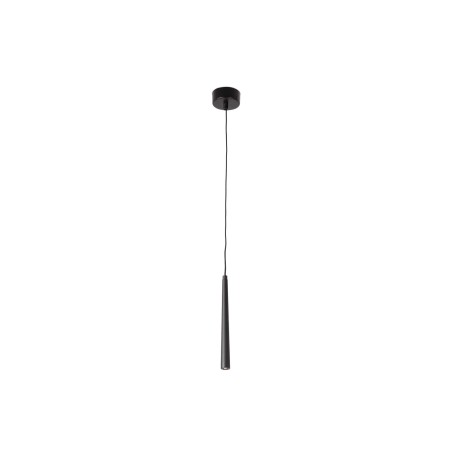 Luminária de teto em alumínio com LED integrado preto fosco HOMMES