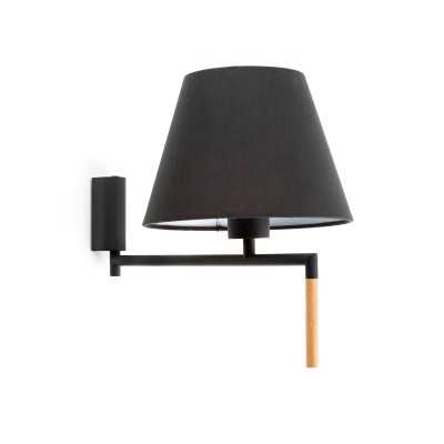 Luminária de parede em aço cinzento E27 AUREIL