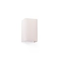 Candeeiro de parede em aço E27 branco mate CORROY