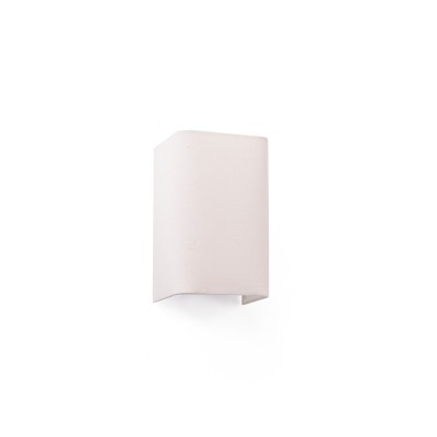 Candeeiro de parede em aço E27 branco mate CORROY