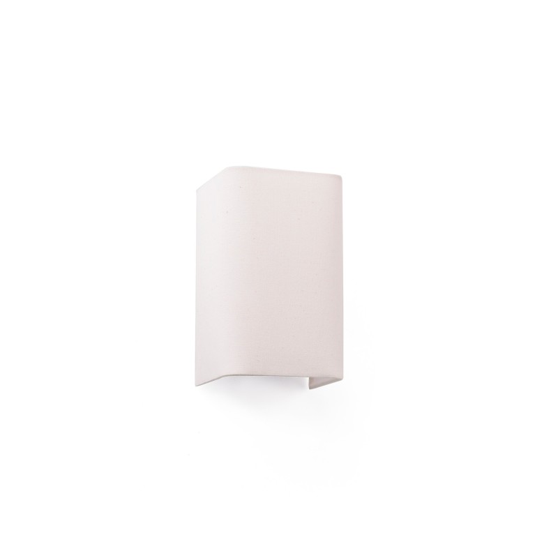 Candeeiro de parede em aço E27 branco mate CORROY