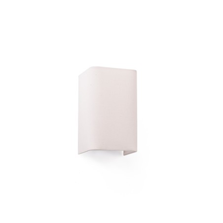 Candeeiro de parede em aço E27 branco mate CORROY