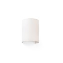 Luminária de parede em aço E27 branco mate ARAMON