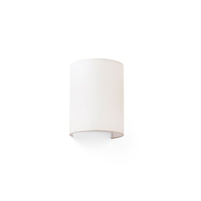Luminária de parede em aço E27 branco mate ARAMON