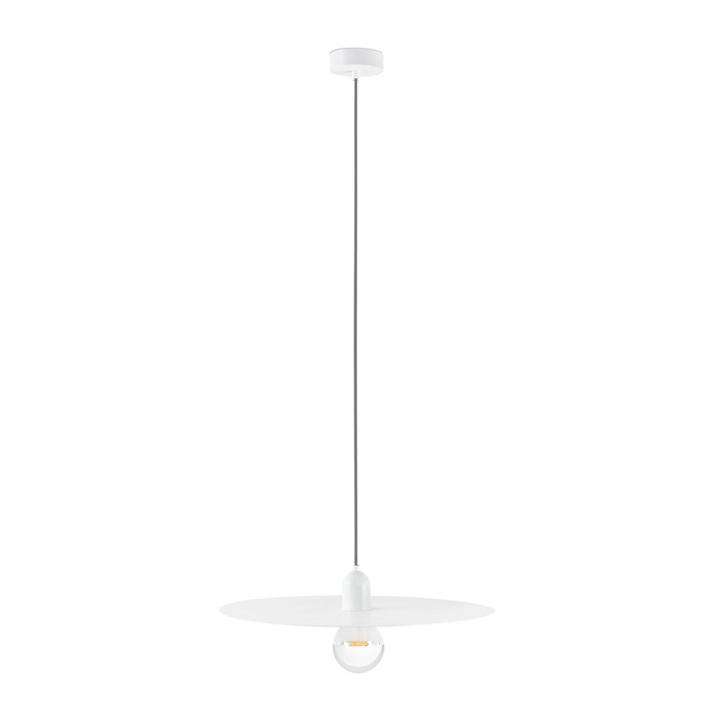 Luminária de teto em aço branco mate E27 PESSEL