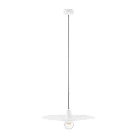 Luminária de teto em aço branco mate E27 PESSEL