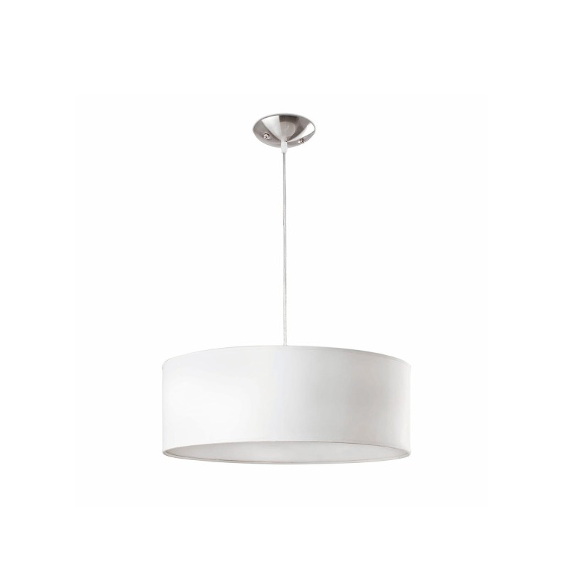 Lâmpada teto em aço E27 branco ROGNON