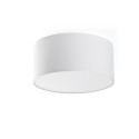 Candeeiro teto em aço E27 branco mate ARMANCE