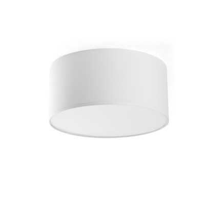 Candeeiro teto em aço E27 branco mate ARMANCE