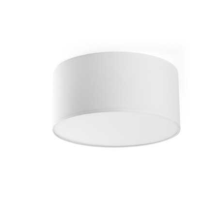Candeeiro teto em aço E27 branco mate ARMANCE
