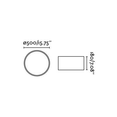 Luminária de teto em aço E27 branco mate TAURION