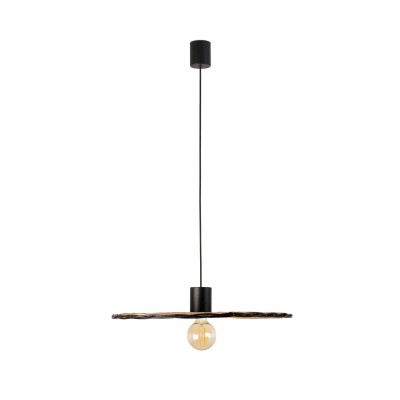 Luminária de teto em aço E27 preto fosco ARVIERE