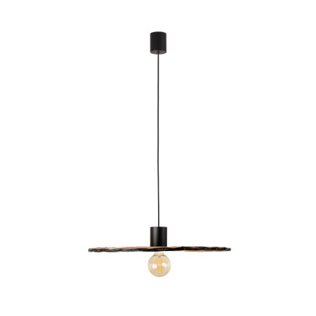 Luminária de teto em aço E27 preto fosco ARVIERE