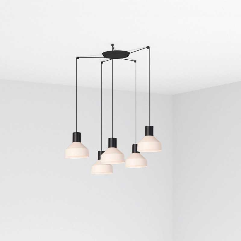 Luminária de teto em aço fosco preto E27 ANDELAT