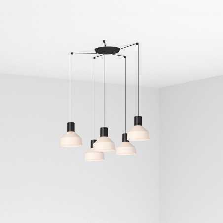 Luminária de teto em aço fosco preto E27 ANDELAT