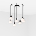 Luminária de teto em aço preto fosco E27 KERBRAT