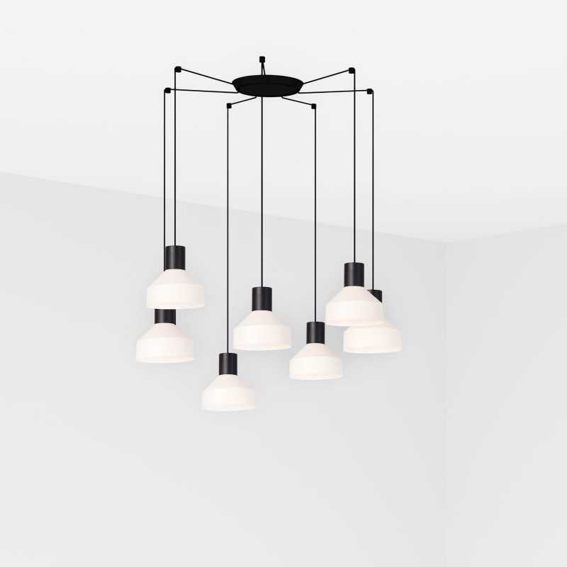 Luminária de teto em aço preto fosco E27 KERBRAT
