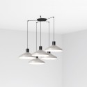 Luminária de teto em aço E27 preto fosco LIZERAY