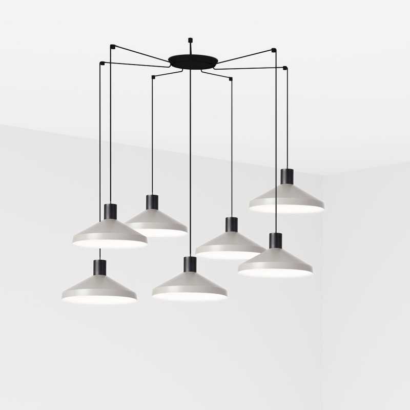 Luminária de teto em aço E27 preto fosco DEMUIN