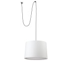 Luminária de teto em aço branco E27 da marca CARSAC