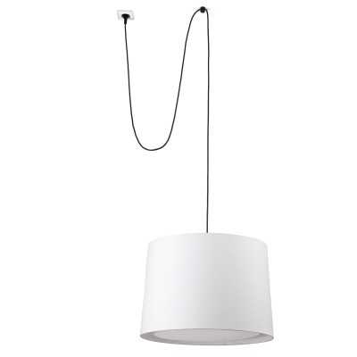 Luminária de teto em aço branco E27 da marca CARSAC