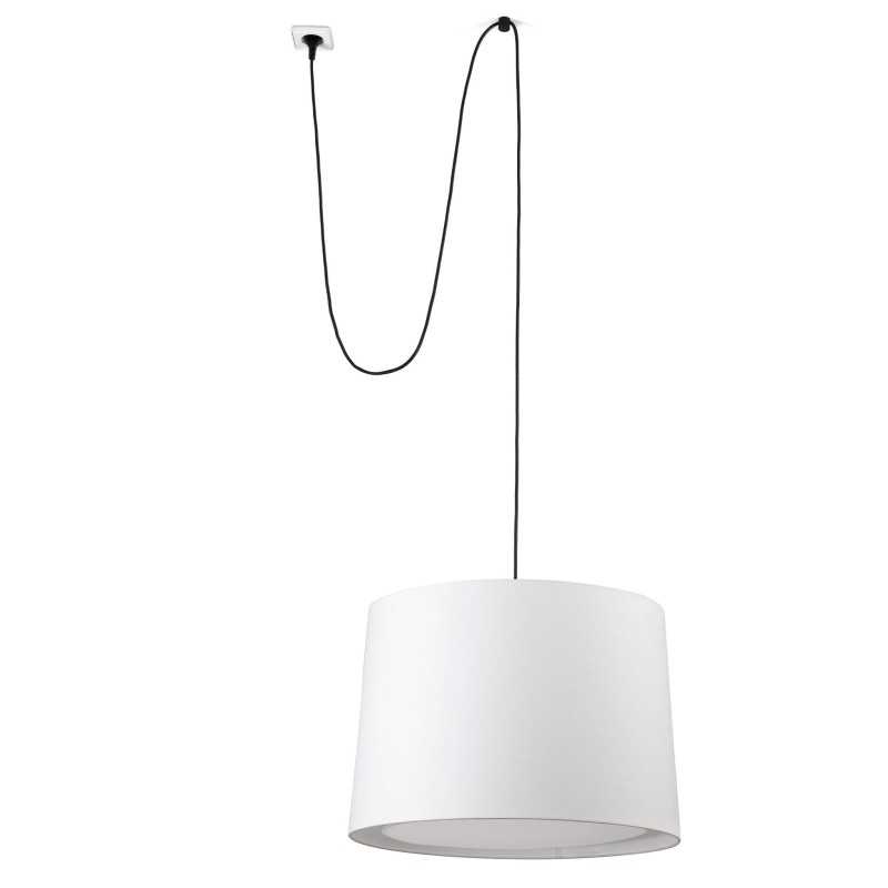 Luminária de teto em aço branco E27 da marca CARSAC