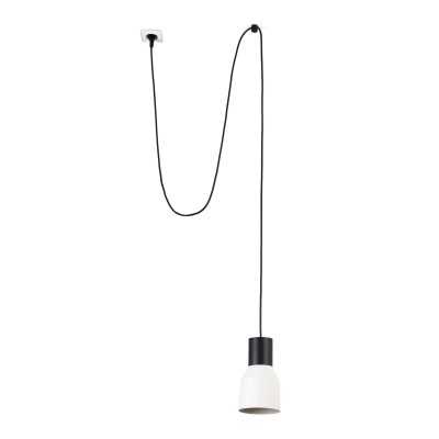 Lâmpada teto aço E27 preto SANNES