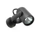 Luminária de parede em alumínio com LED integrado preto MORGANX
