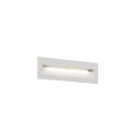 Lâmpada de parede em alumínio com LED integrado fosco branco DINOZE