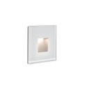 Luminária de parede em policarbonato com LED integrado em branco mate LE LOU