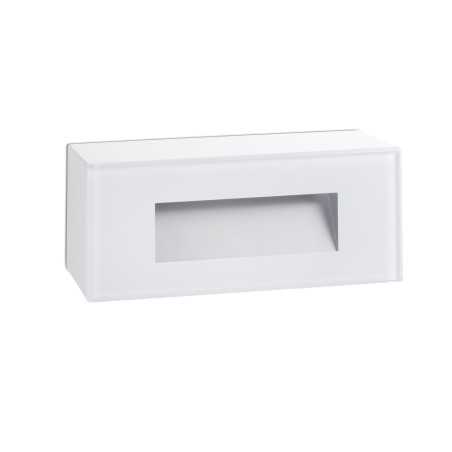 Lâmpada de parede em policarbonato com LED integrado, acabamento branco fosco FICHEUX