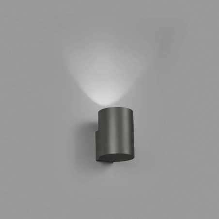 Candeeiro de parede em alumínio com LED integrado cinzento LE THIL