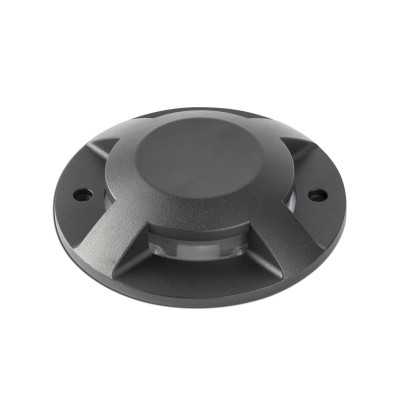 Luminária de parede em alumínio com LED integrado, preto fosco CROZET