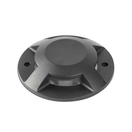 Luminária de parede em alumínio com LED integrado, preto fosco CROZET