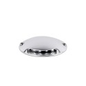 Luminária de pie de aluminio con LED integrado y acero cepillado LIESLE